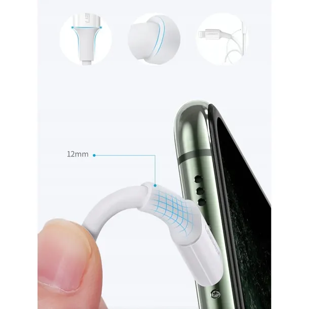 ugreen-kabel-usb-typ-c-iphone-3a-025-m-bialy-dlugosc-przewodu-0-25-m