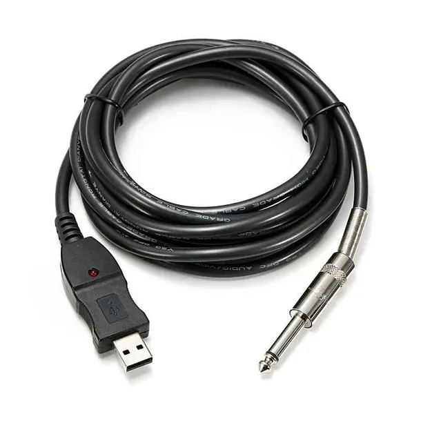 kabel-usb-do-gitary-jack-63-interfejs-3m-przewod-stan-nowy