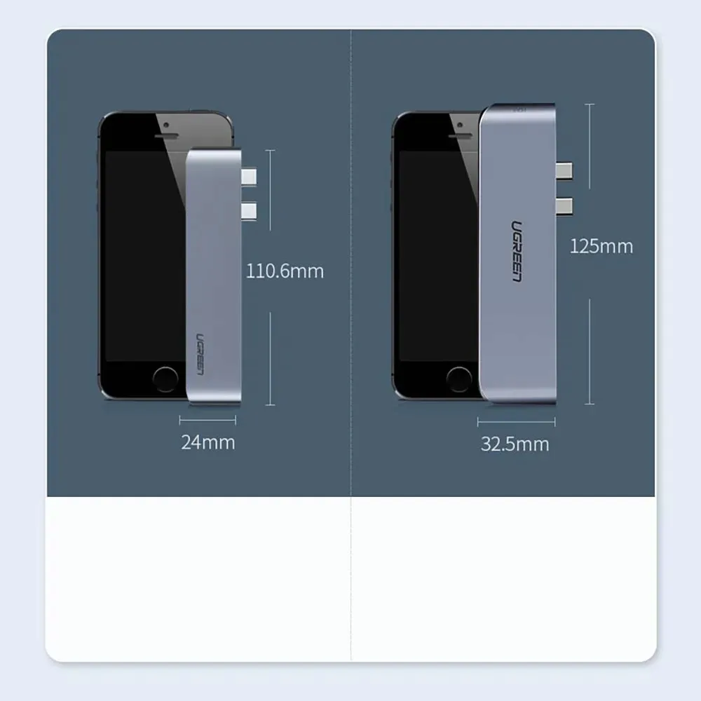 ugreen-hub-2x-usb-c-3x-usb-sd-usb-c-adapter