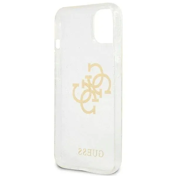 hardcase-guess-4g-logo-glitter-do-iphone-13-mini-material-tworzywo-sztuczne