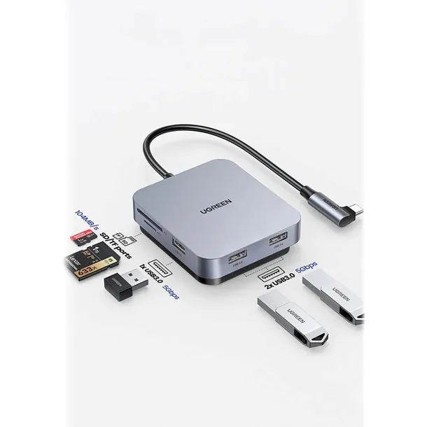 ugreen-hub-adapter-usb-typ-c-3x-usb-3-1-sd-tf-kod-producenta-60377-ugreen