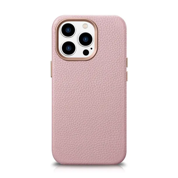 etui-do-iphone-14-pro-max-icarer-litchi-premium