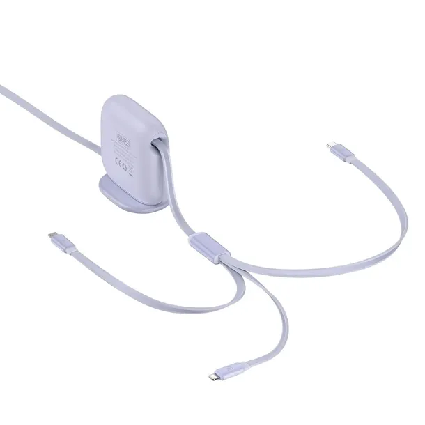 kabel-usb-c-baseus-3w1-usb-c-lightning-micro-100w-kolor-fioletowy