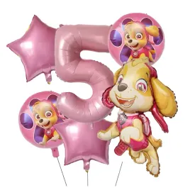 balony-skye-na-urodziny-zestaw-balonow-psi-patrol-cyfra-5-piesek-na-hel