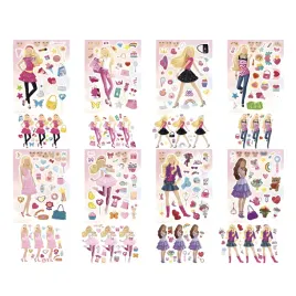 naklejki-modelki-kreatywne-diy-zestaw-kreatywny-wodoodporne-puzzle-krolewna