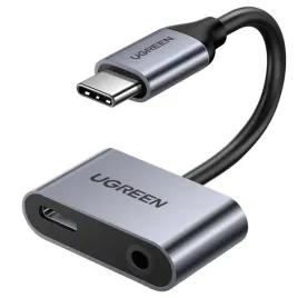 adapter-ugreen-cm193-50596-audio-dwuportowy-usb-c-meski-mini-jack-3-5mm