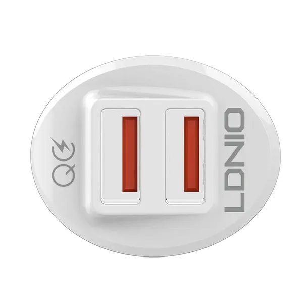 ladowarka-samochodowa-ldnio-c511q-2xusb-a-kabel-lightning-przewod-w-zestawie-tak