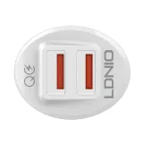 ladowarka-samochodowa-ldnio-c511q-2xusb-a-kabel-lightning-przewod-w-zestawie-tak