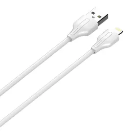 kabel-ldnio-ls540-usb-a-lightning-2-4a-0-2m-bialy