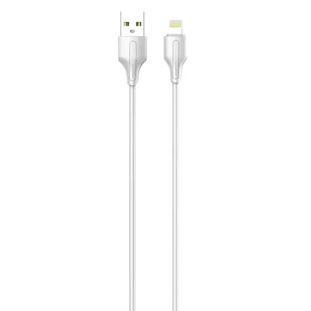 kabel-ldnio-ls540-usb-a-lightning-2-4a-0-2m-bialy