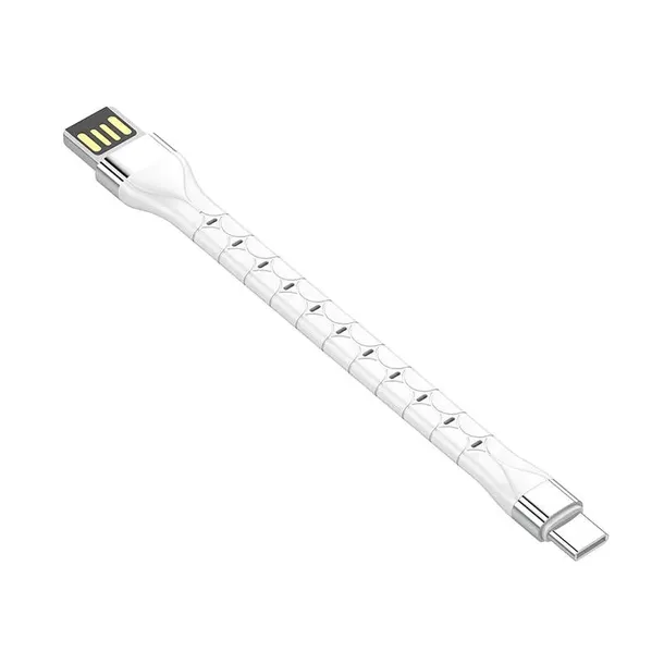 kabel-ldnio-ls50-usb-a-usb-c-015m-bialy