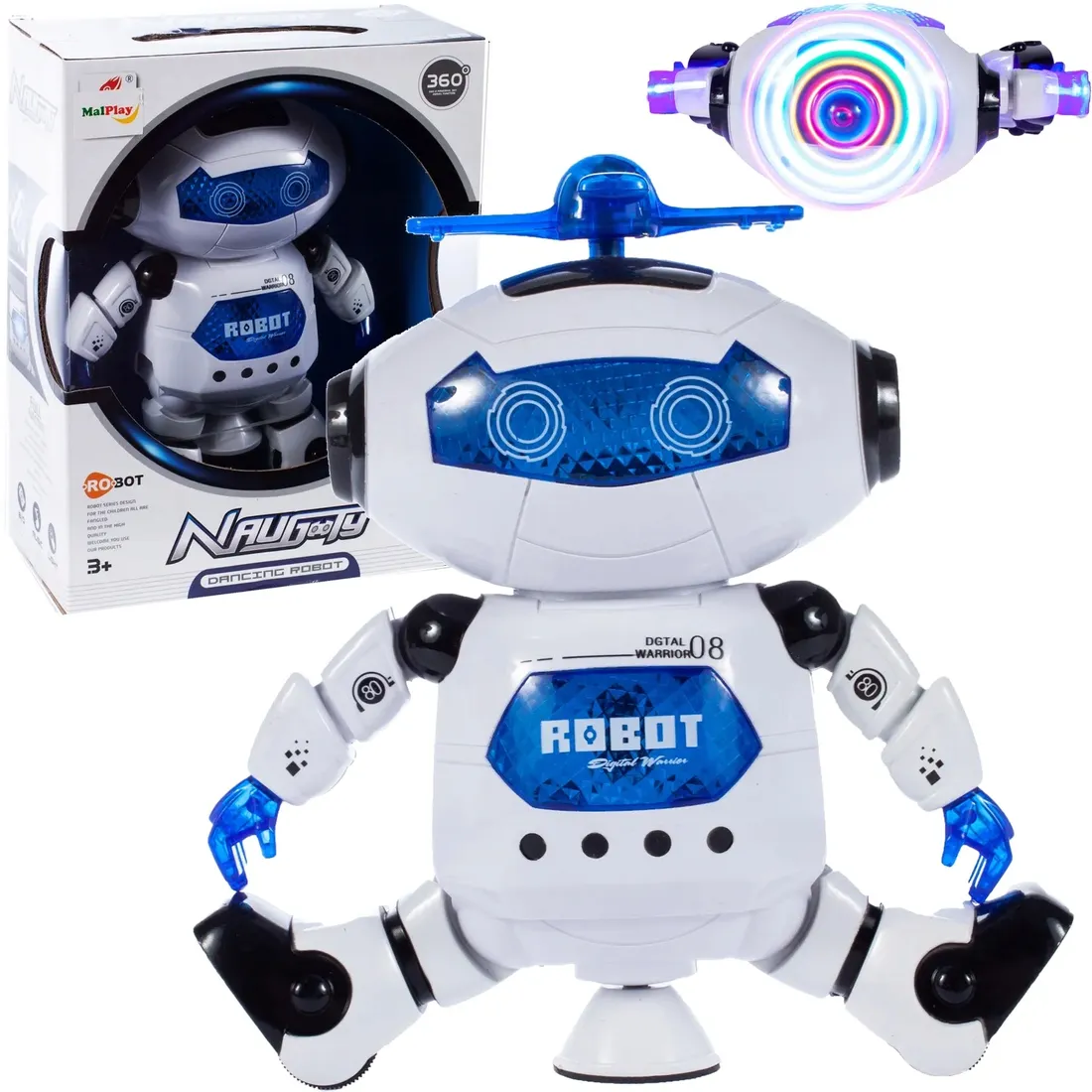 robot-interaktywny-tanczacy-na-baterie-dla-dzieci-kosmita-obrot-360-stopni