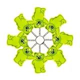brelok-odblaskowy-mis-7cm-rozne-kolory-do-wyboru-wzor-dominujacy-zwierzecy