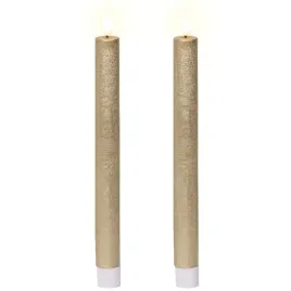 swieca-zlota-waska-wosk-na-baterie-2x-swieczka-led-efekt-plomienia-24-5-cm