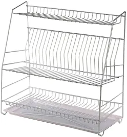 metpol-suszarka-do-naczyn-3-poziomowa-z-tacka-biala-50-cm