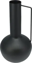 wazon-czarny-z-uchwytem-metalowy-dzbanek-h-345-cm