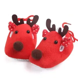 swiateczne-buciki-buty-renifer-czerwone-niechodki