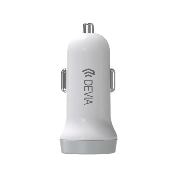 devia-ladowarka-samochodowa-smart-2x-usb-31a-biala-kabel-usb-c-stan-nowy