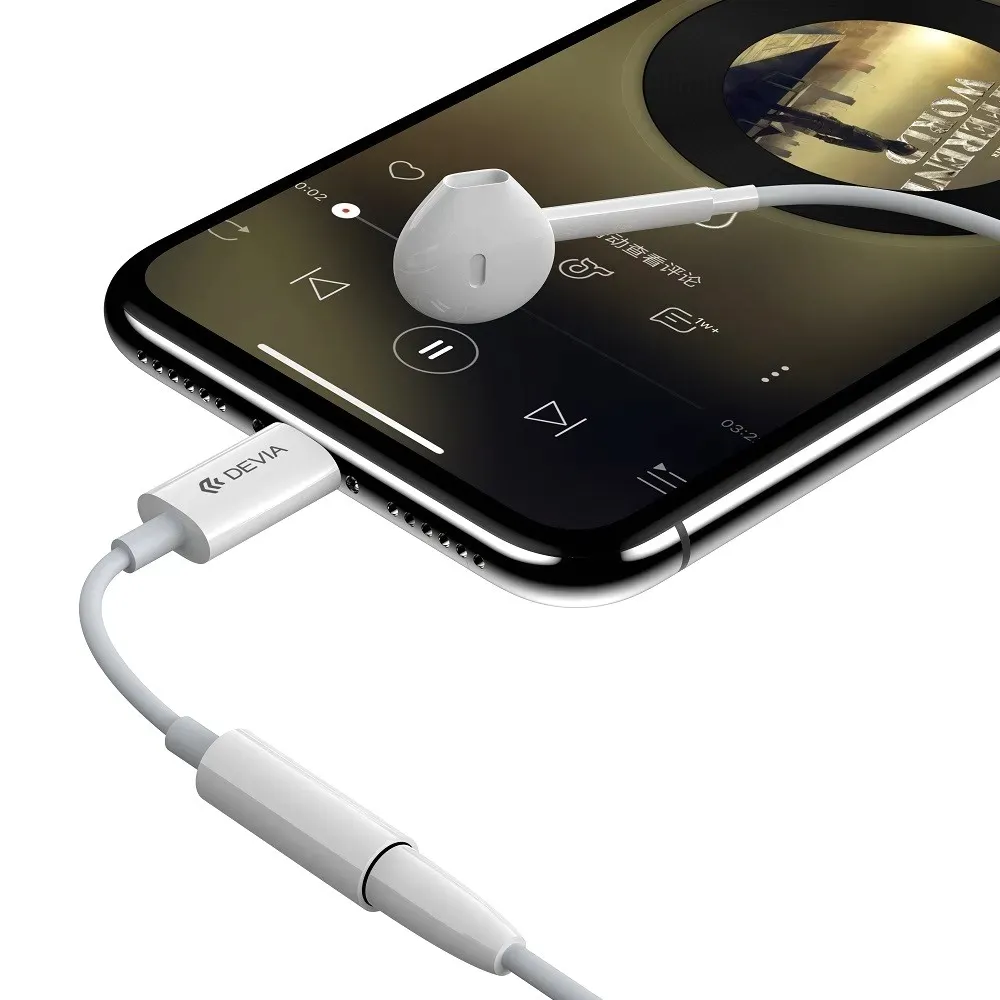 devia-adapter-smart-jack-35mm-lightning-bialy