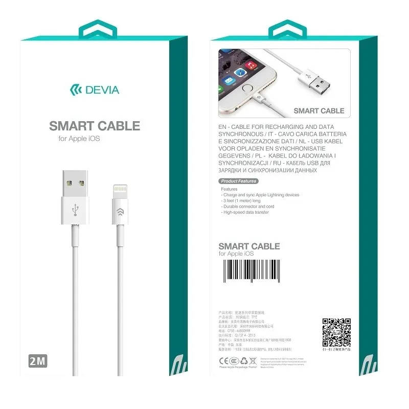 devia-kabel-smart-usb-lightning-20-m-21a-bialy