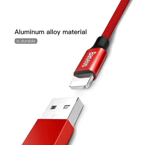baseus-kabel-yiven-usb-lightning-18-m-2a-czerwony-stan-nowy