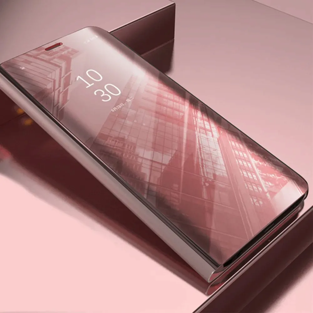 etui-smart-clear-view-do-xiaomi-redmi-note-7-rozowy