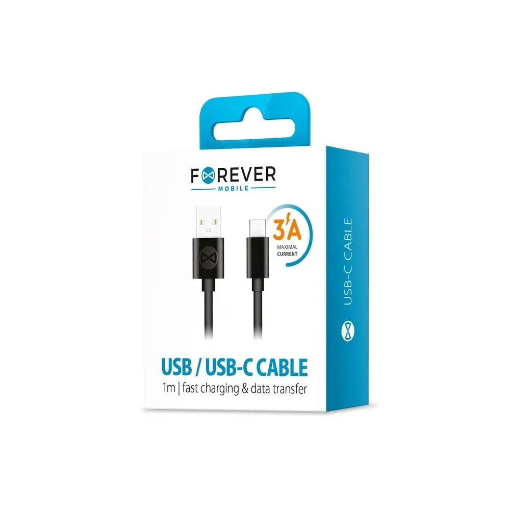 forever-kabel-usb-usb-c-10-m-3a-czarny