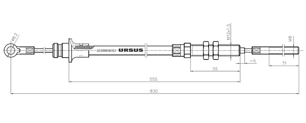 linka-hamulec-l-830mm-c-330m-oryginal-ursus