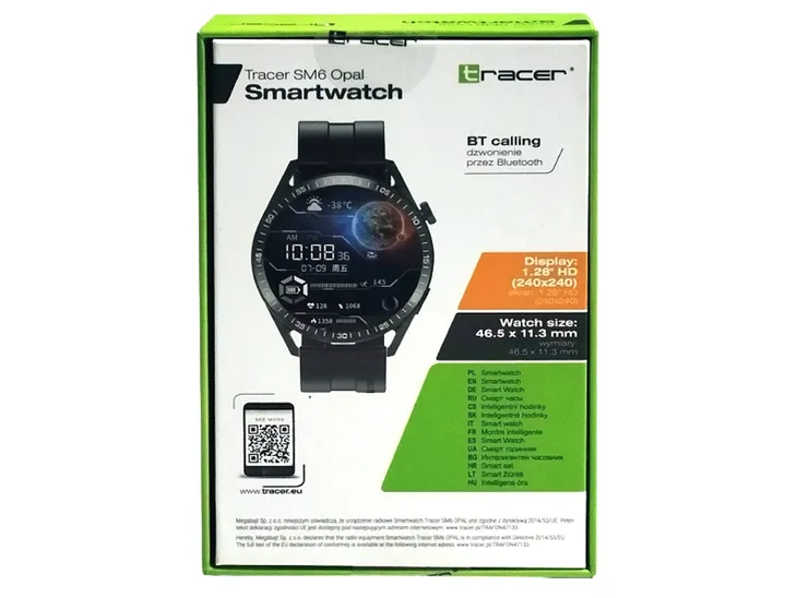 smartwatch-tracer-sm6-opal-czarny-ksztalt-koperty-okragla