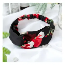 opaska-materialowa-turbanka-kwiaty-o324cz