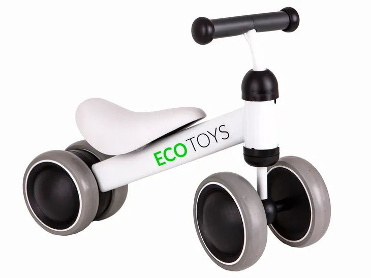 rowerek-biegowy-mini-rower-practise-white-ecotoys-stan-nowy-wiek-dziecka-brak-informacji