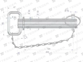 sworzen-zaczepu-z-zawleczka-i-lancuchem-32x165x200-teger