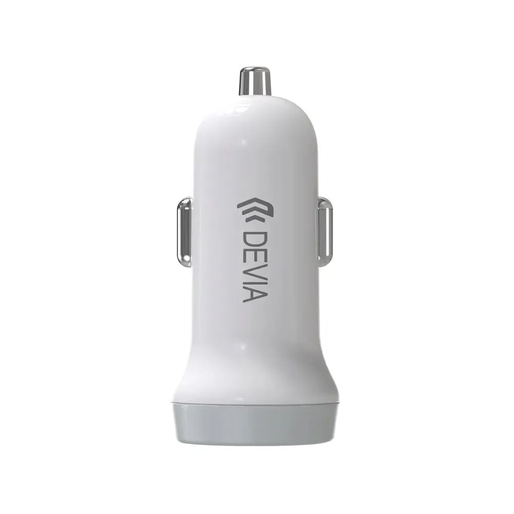 devia-ladowarka-samochodowa-smart-2x-usb-31a-biala-kabel-lightning
