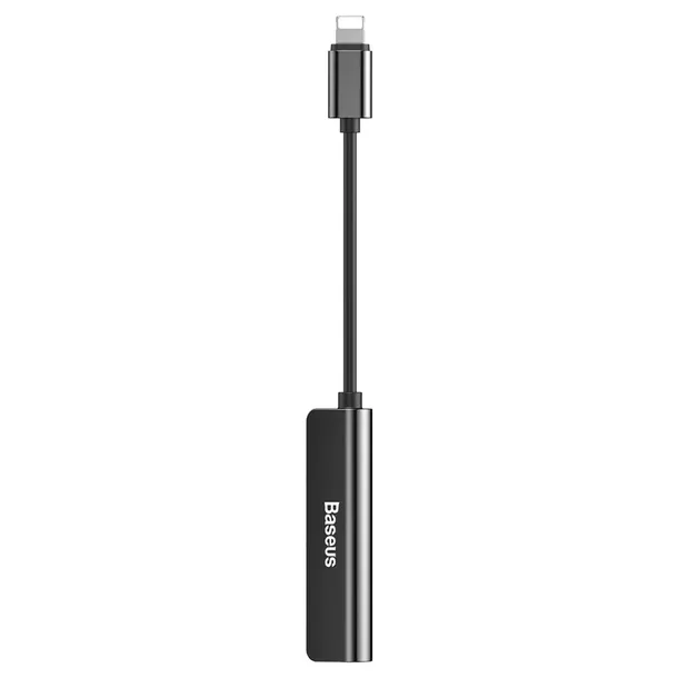 baseus-adapter-l52-lightning-do-lightning-lightning-jack-35mm-czarny-stan-nowy