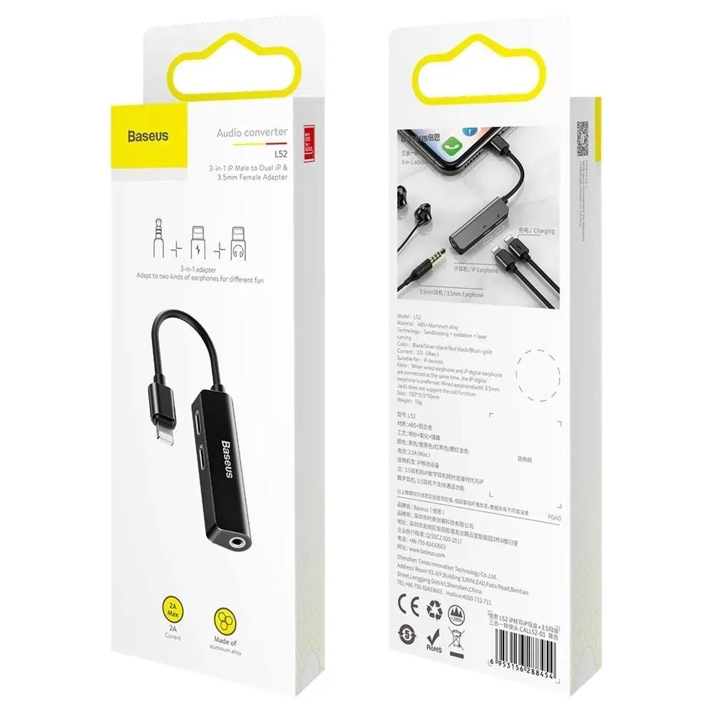 baseus-adapter-l52-lightning-do-lightning-lightning-jack-35mm-czarny