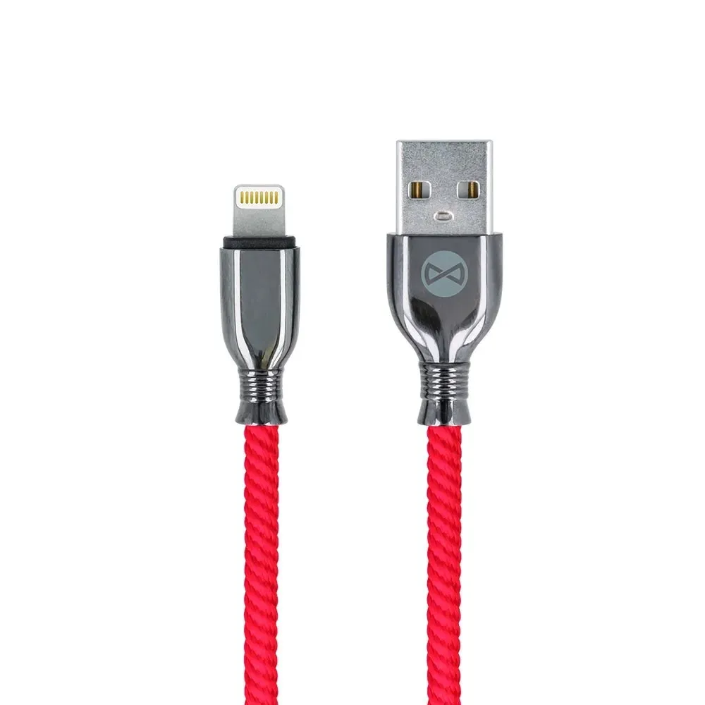 forever-kabel-tornado-usb-lightning-10-m-3a-czerwony