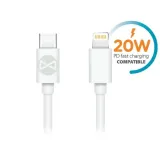 forever-kabel-usb-c-lightning-10-m-3a-bialy