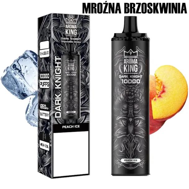 Jednorazwka AROMA KING DARK KNIGHT 10000 PEACH ICE 0mg beznikotynowa 145002946 - ERLI.pl Jednorazwka AROMA KING DARK KNIGHT 10000 PEACH ICE 0mg beznikotynowa 145002946 - ERLI.pl