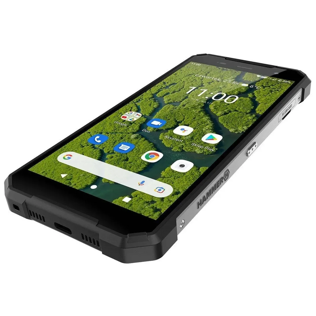 hammer-smartfon-explorer-plus-eco-srebrny