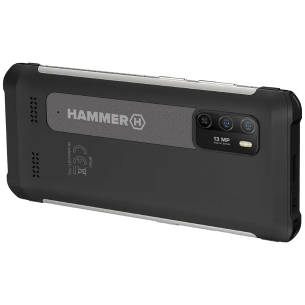hammer-smartfon-iron-4-srebry-stan-nowy