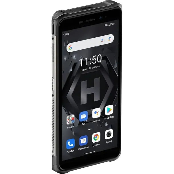 hammer-smartfon-iron-4-srebry-stan-nowy