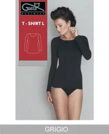 gatta-t-shirt-l-s-grigio
