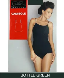 gatta-camisole-60den-s-bottle-green