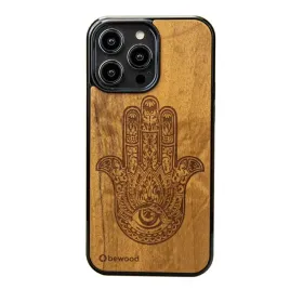 drewniane-etui-bewood-iphone-14-pro-max-hamsa-imbuia