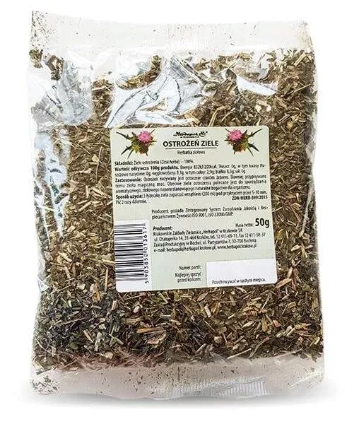 HERBAPOL OSTROŻEŃ ZIELE CZARCIE ŻEBRO 50 g