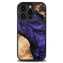 etui-bewood-unique-iphone-14-pro-violet