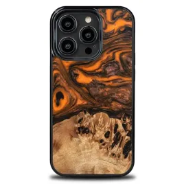 etui-bewood-unique-iphone-14-pro-orange