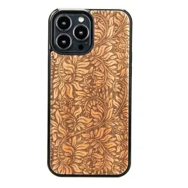 drewniane-etui-iphone-13-pro-max-liscie-jablon