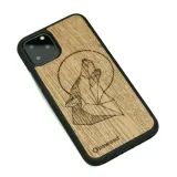 drewniane-etui-iphone-11-pro-wilk-dab-stan-nowy