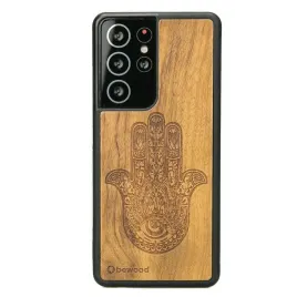 drewniane-etui-samsung-galaxy-s21-ultra-hamsa-imbuia